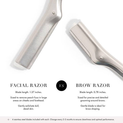 Tweezerman Stainless Facial Razor