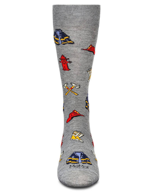 Men's Firefighter Bamboo Crew Socks
