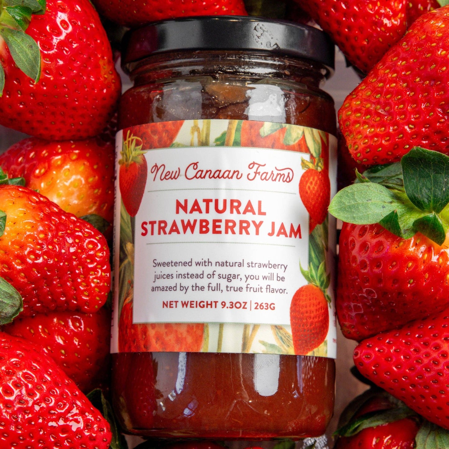 New Canaan Farms Natural Texas Strawberry Jam