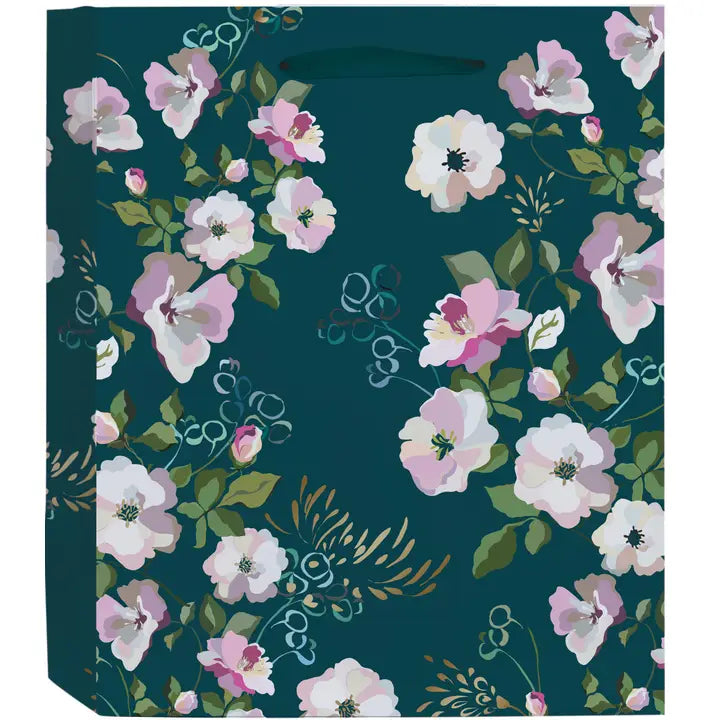 Garden Song Medium Gift Bag - Blue Sapphire