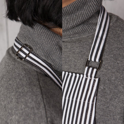 Narrow Stripe Chef Apron