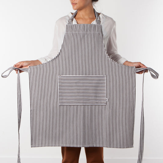Narrow Stripe Chef Apron