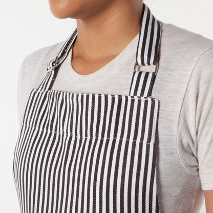 Narrow Stripe Chef Apron