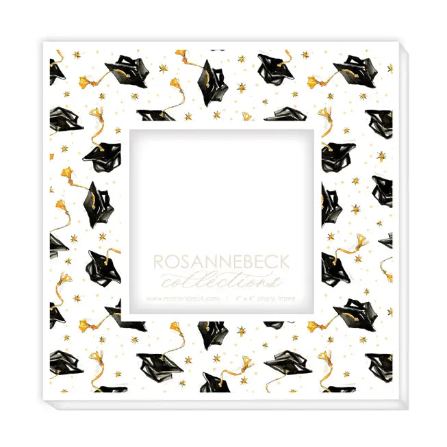 RosanneBeck Graduation Caps and Stars Photo Frame