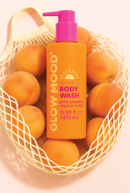 Peach & Mint Brightening Body Wash