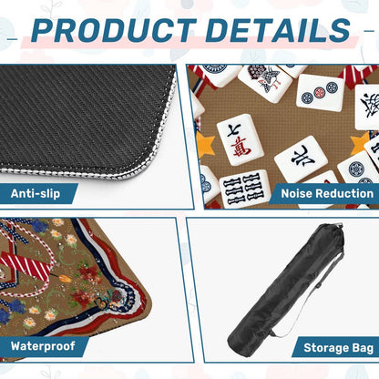 USA Patriotic Mahjong Mat