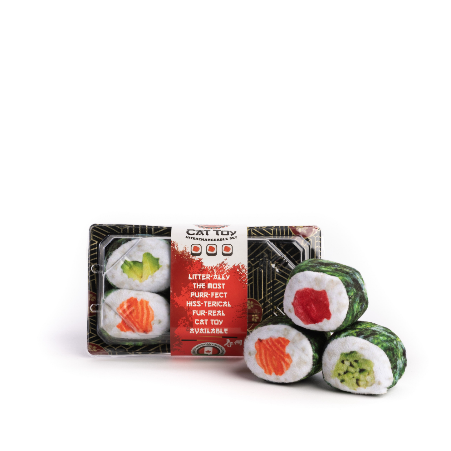 Sushi Roll: 6 Cat Toys