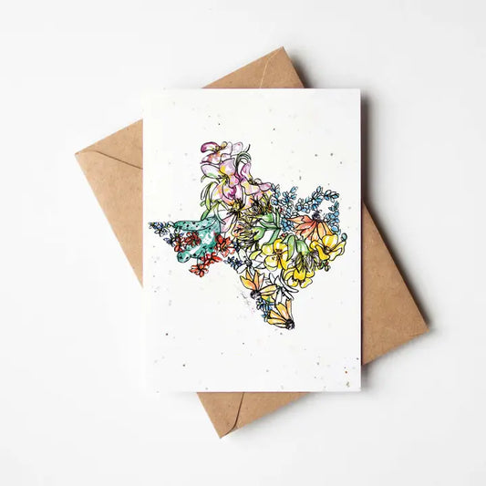 Amanda Klein Co. Texas Plantable Greeting Card
