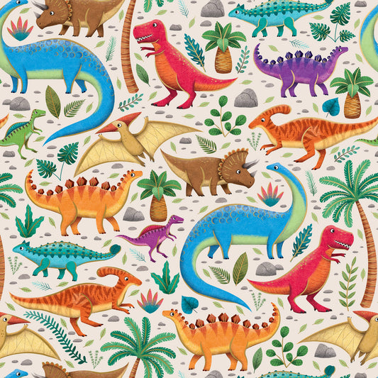Dinosaurs Gift Wrap Roll