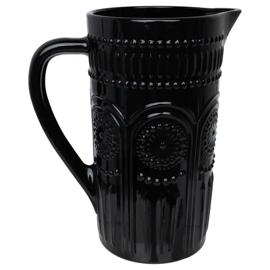 Codi Glass Pitcher Tricorn Black
