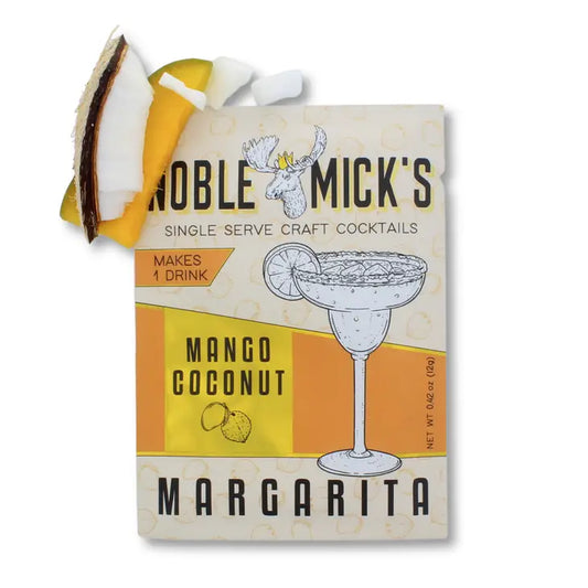 Noble Mick's Single Serve Craft Cocktail Mix - Mango Coconut Margarita