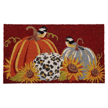 Autumn Animal Print Coir Mat