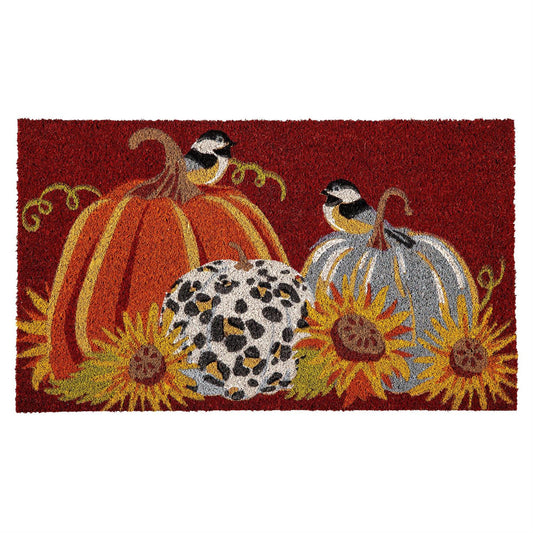 Autumn Pumkins Coir Mat
