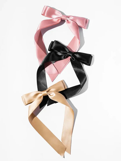 Ellie Rose Classic Ribbon Barrettes, Set of 3