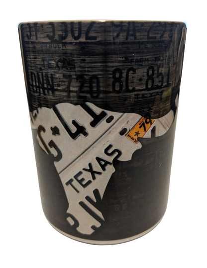 Texas Plate Longhorn 15oz Mug