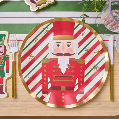 Christmas Nutcracker Wavy Dinner Plate