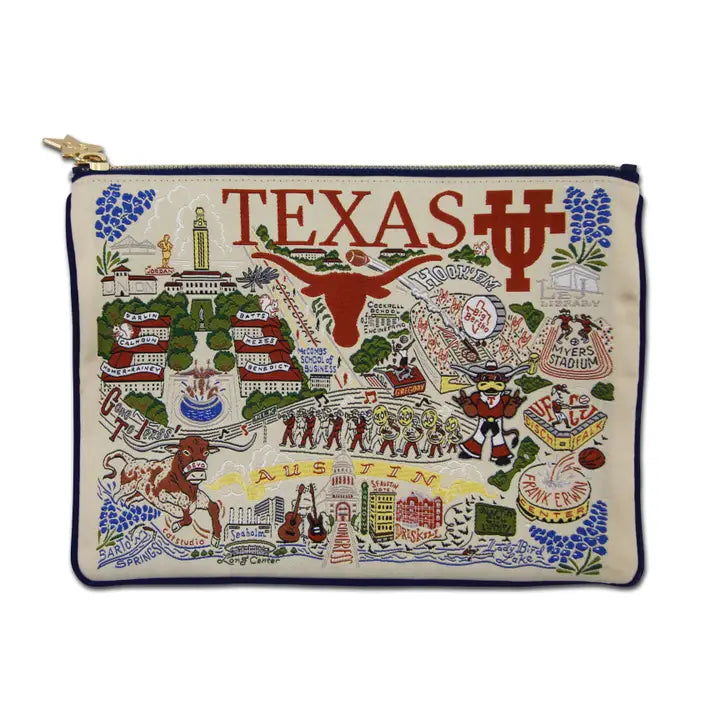 Texas, University of Collegiate Zip Pouch