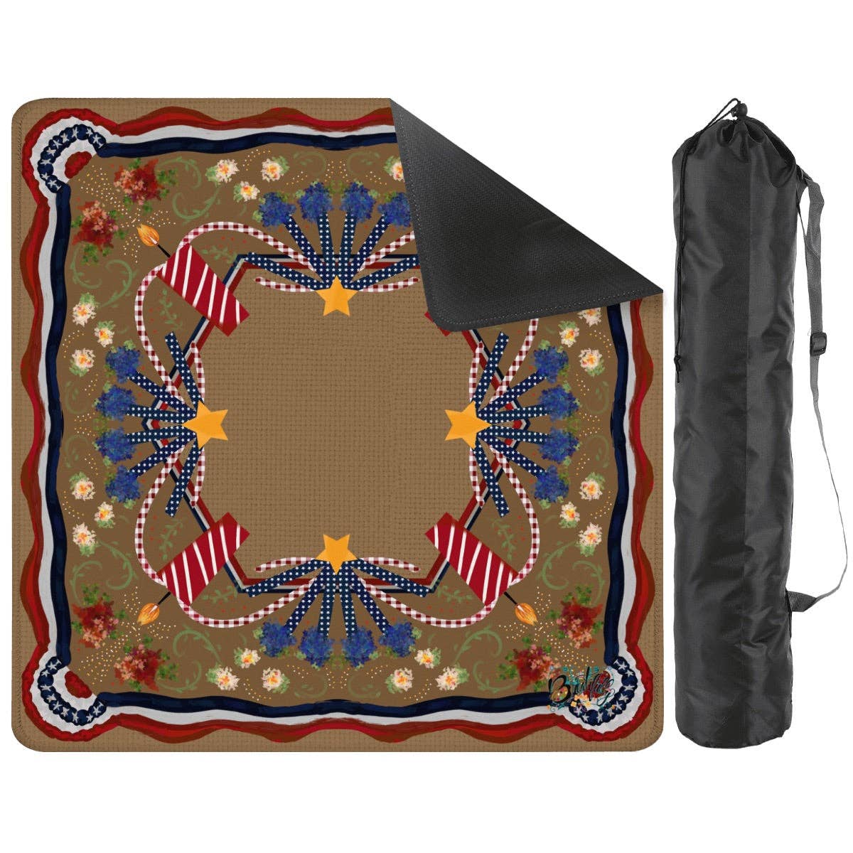 USA Patriotic Mahjong Mat