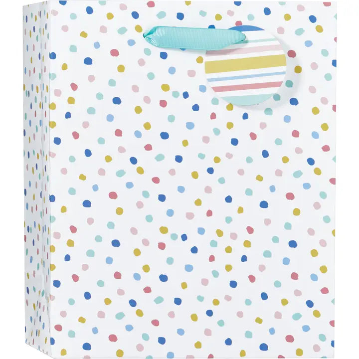 Happy Stripes and Dots Gift Bag