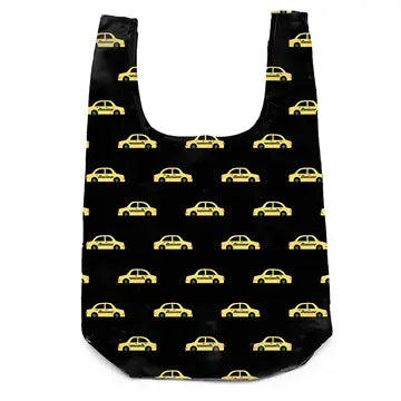 Taxicab 2 in 1 Bag Charm & Reusable Shopping Bag