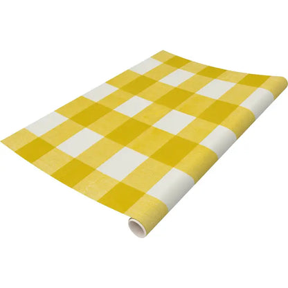Dallas Gold Buffalo Check Paper Table Runner