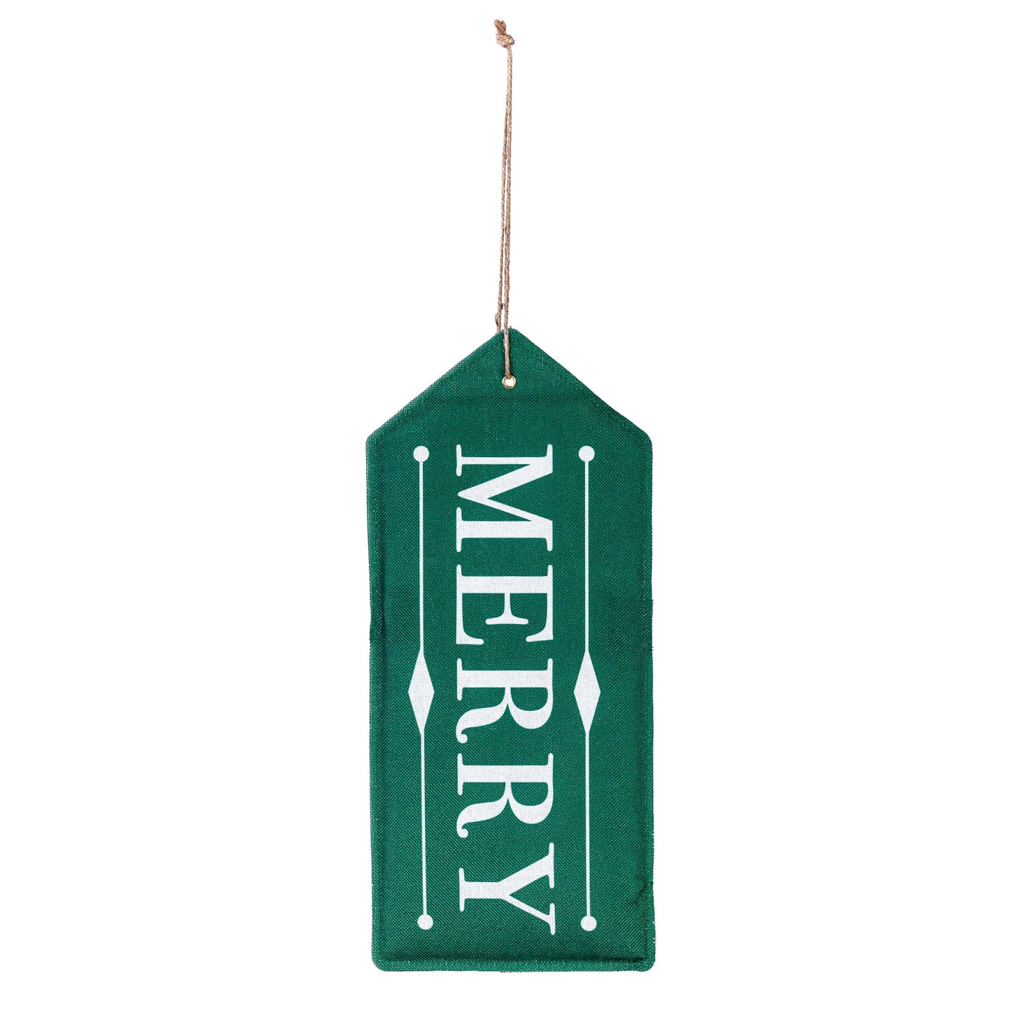 Merry, Happy Reversible Door Tag