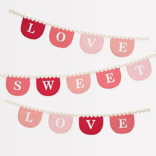 Love Sweet Love Fabric Garland