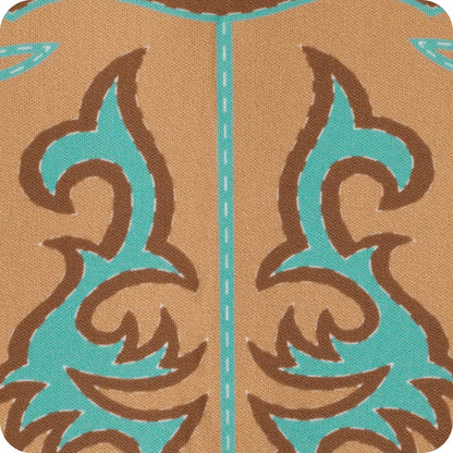 Boot Scootin' Turquoise Slim Can Coolie