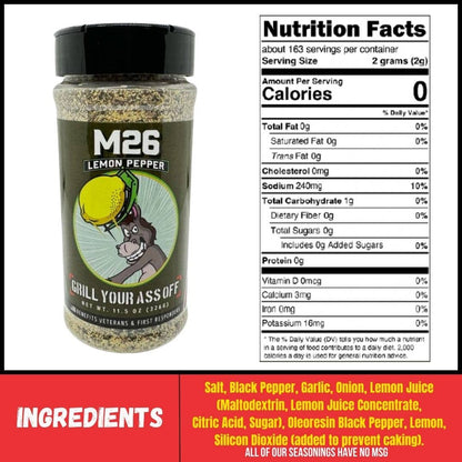 M26 Lemon Pepper Seasoning