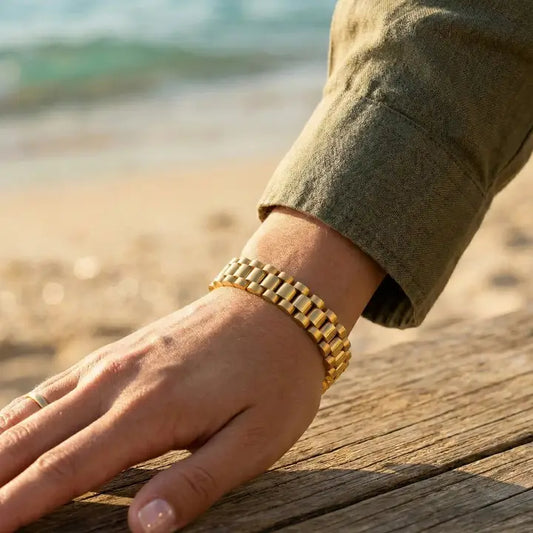 Awakened Time Watch Band Bracelet Gold