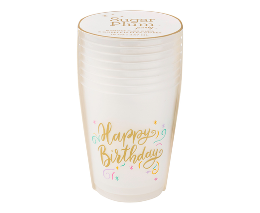 Happy Birthday Frost Flex Cups