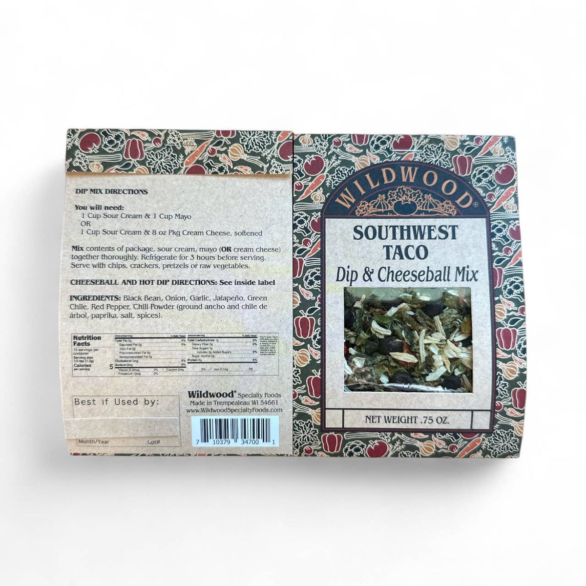 Southwest Taco Dip Mix
