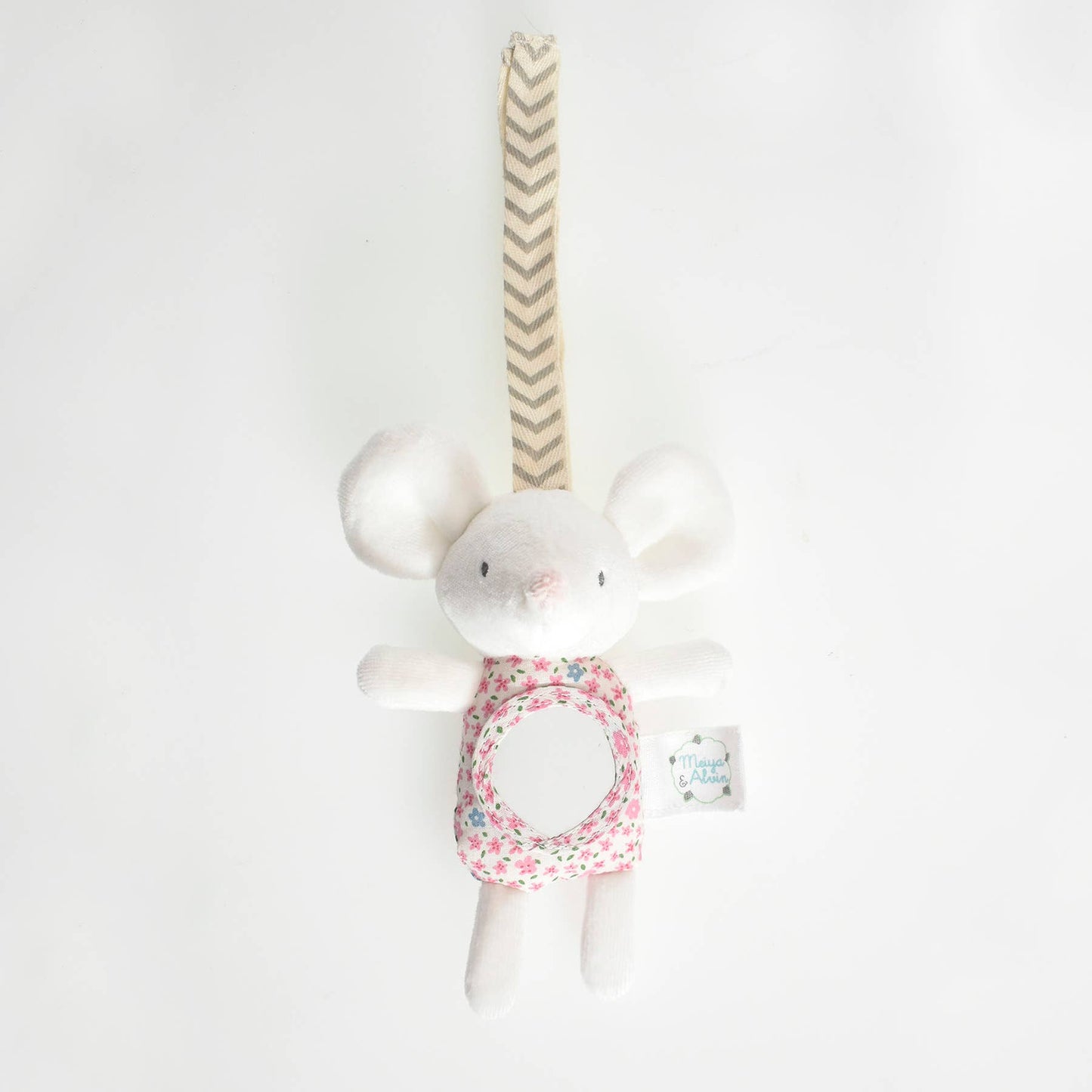 Meiya the Mouse Tag Along Pram Toy
