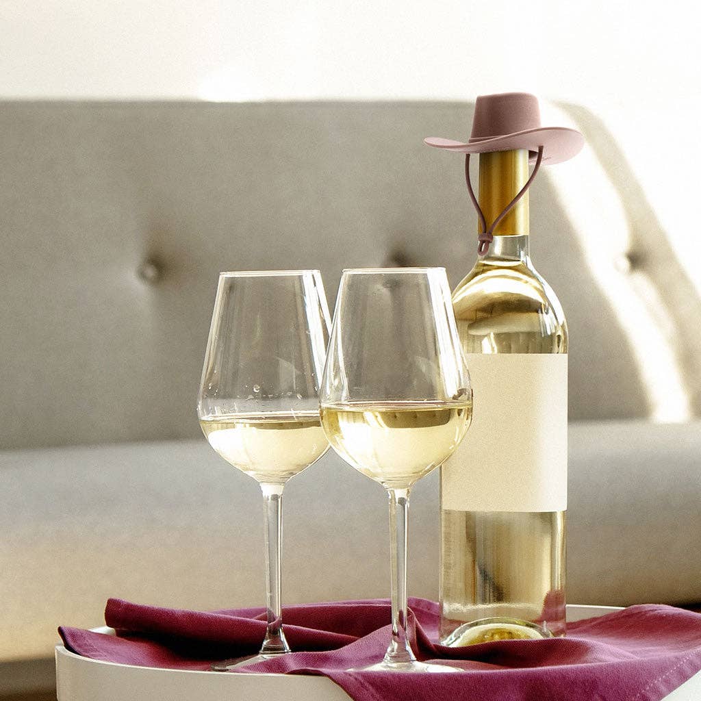 Cowboy Hat Wine Bottle Stoppers - 2 Pack