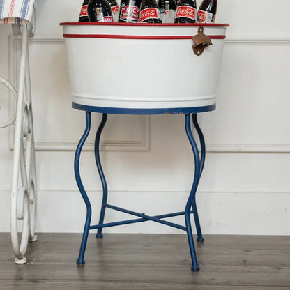 Patriotic Beverage Tub With Stand