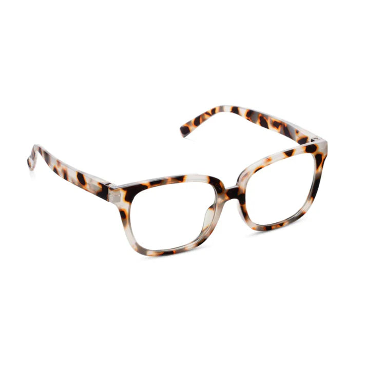 Impromptu Chai Tortoise Blue Light Reader Glasses by Peepers