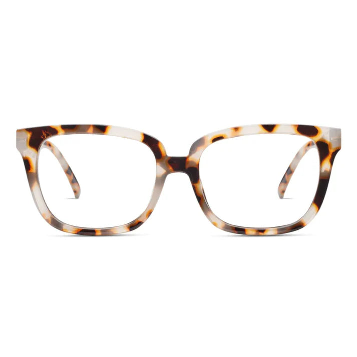 Impromptu Chai Tortoise Blue Light Reader Glasses by Peepers