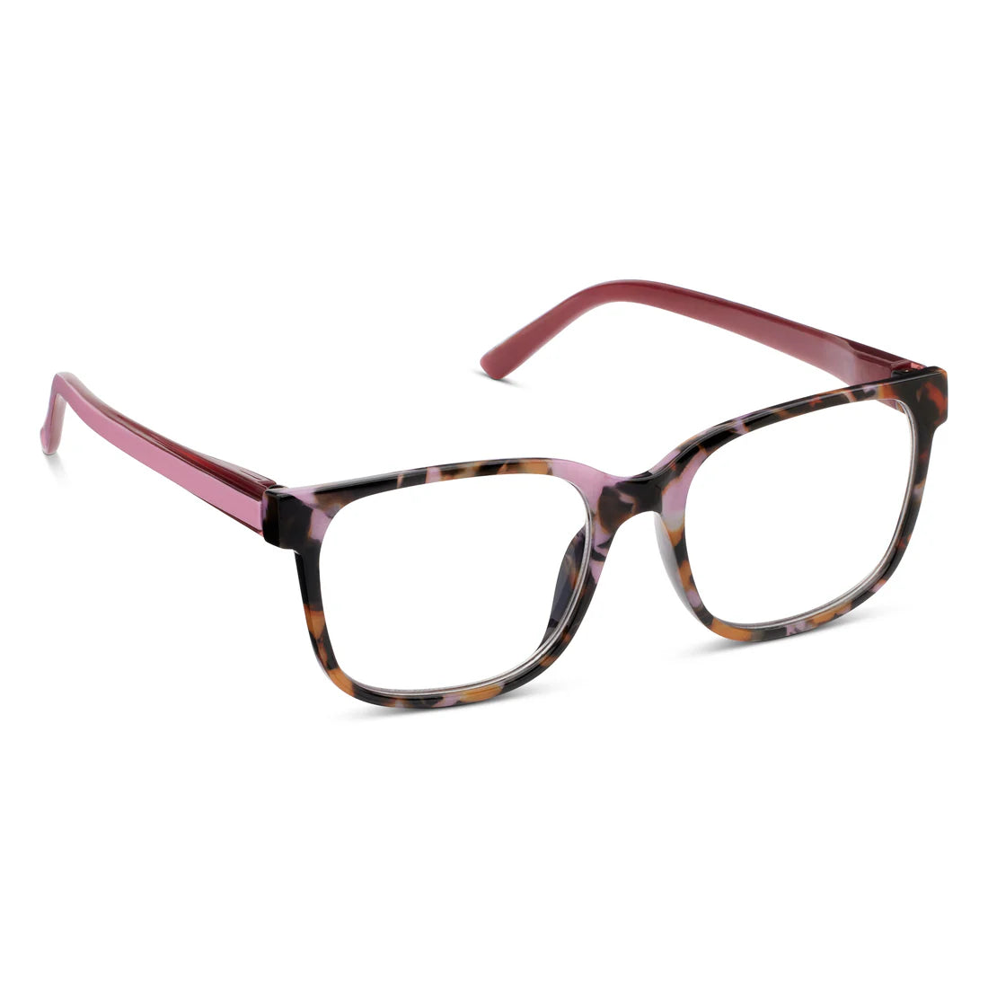 Pink Botanico Blue Light Reader Glasses by Peepers