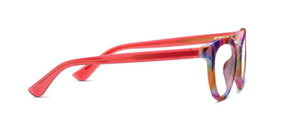 Tribeca Ikat/Red - Blue Light Reader Glasses by Peepers