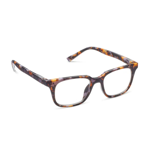 Maddox Gray Botanico Blue Light Reader Glasses by Peepers