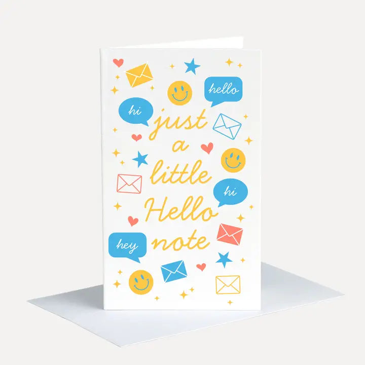 Little Hello Mini Greeting Card