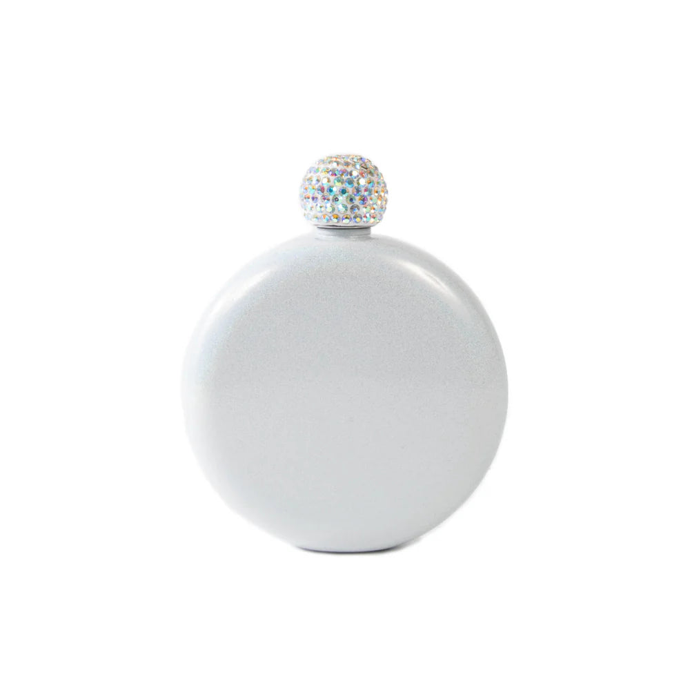 The Crown Jewel Flask - White