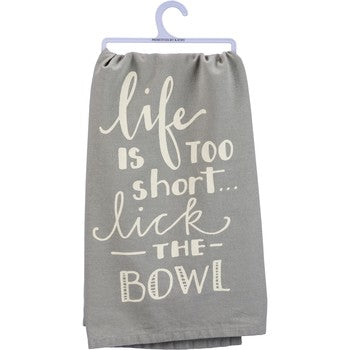 Lick the Bowl Kitchen Towel