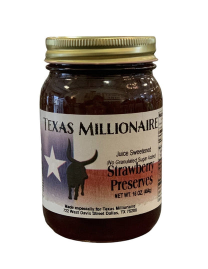 Texas Millionaire Strawberry Preserves - 16oz
