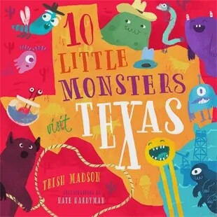 10 Little Monsters Visit Texas Children’s Book