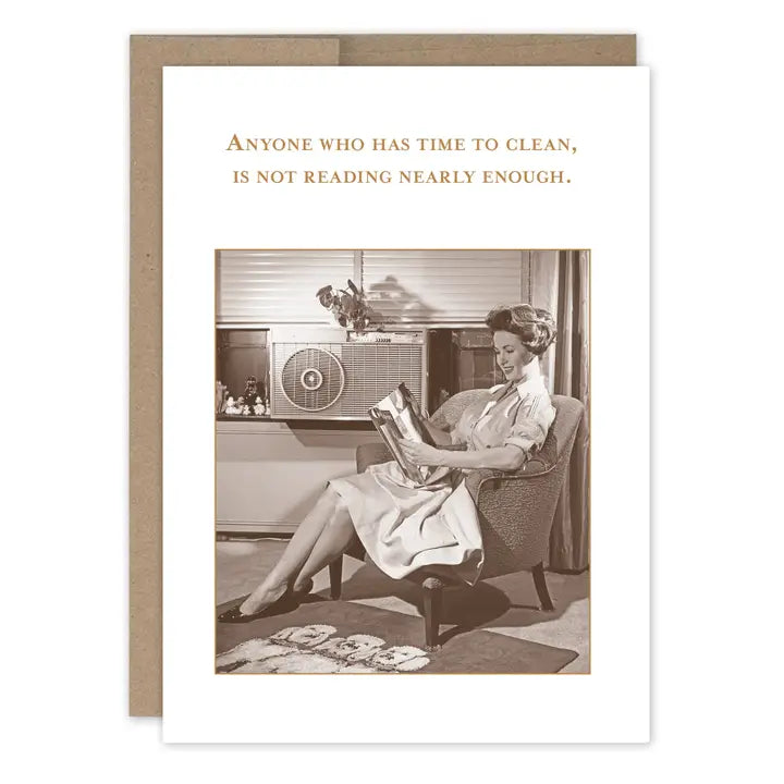 Reading Enough Birthday Card