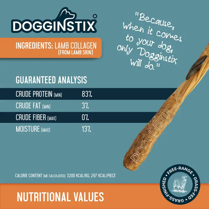 Dogginstix - Lamb Collagen Barbell