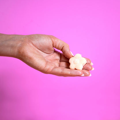 Peach and Mint Exfoliating Sugar Scrubbies