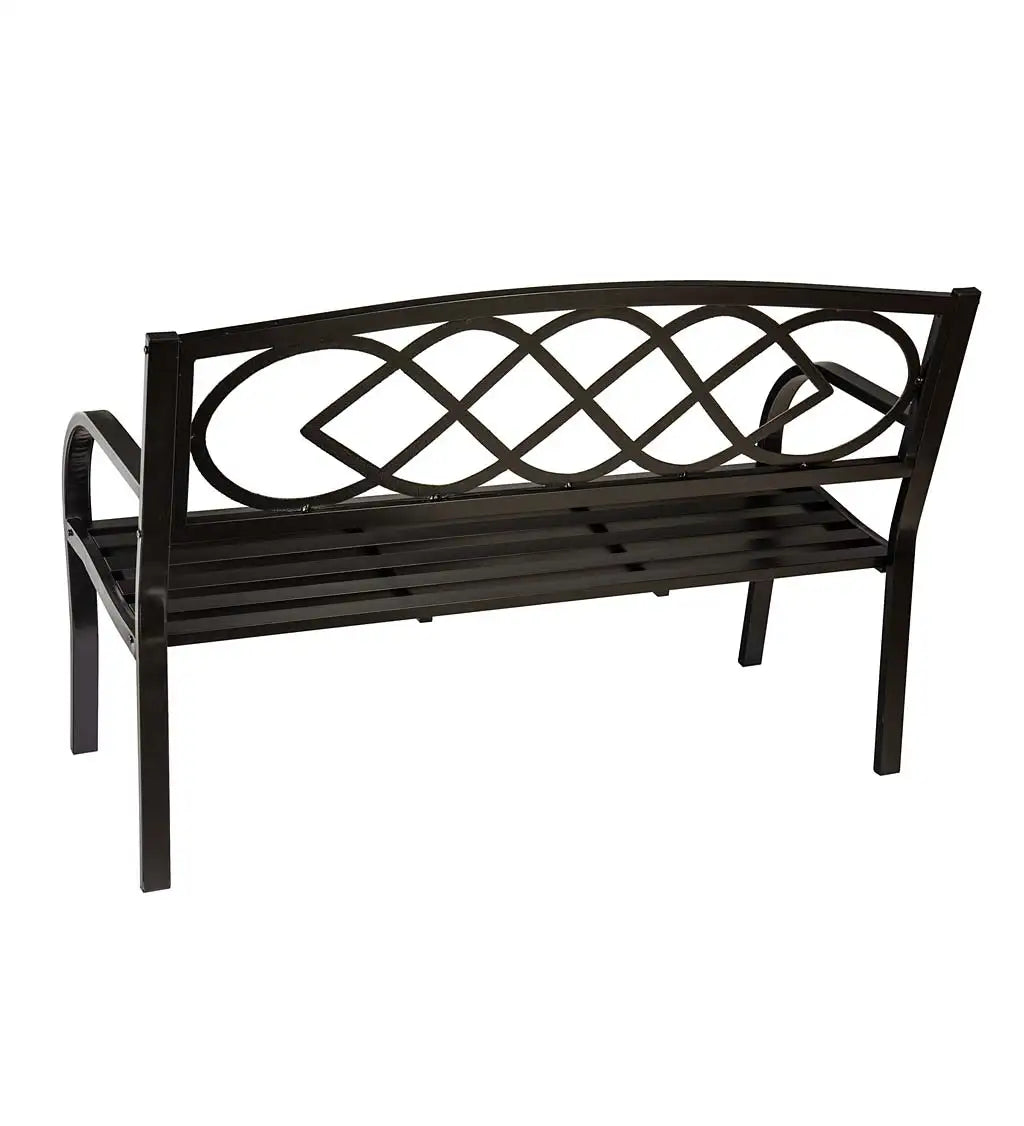 Celtic Knot Garden Bench