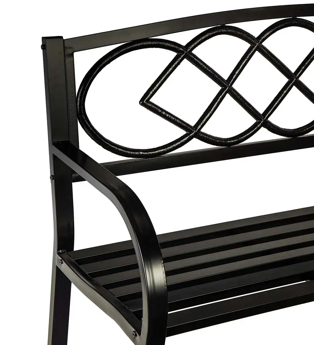 Celtic Knot Garden Bench